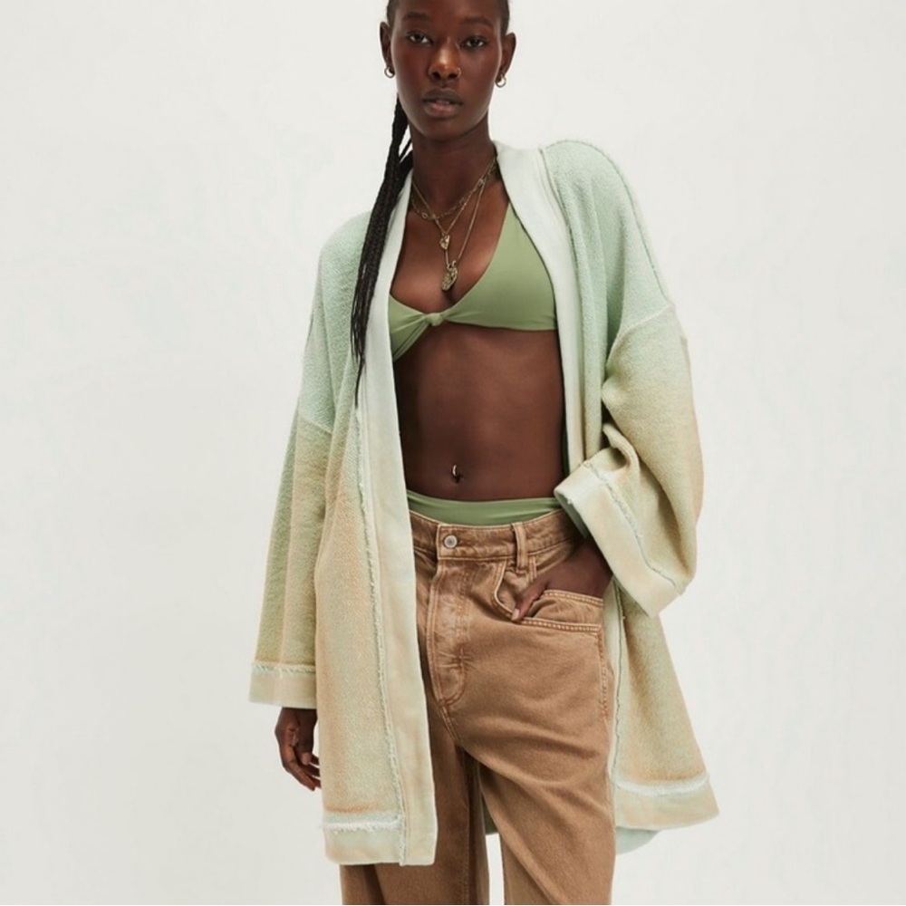 Free People Lola Sweatshirt Cardi